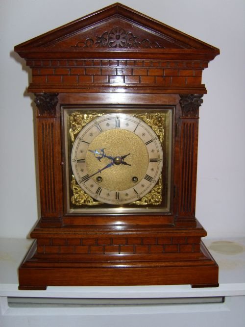Bracket Clock in Walnut